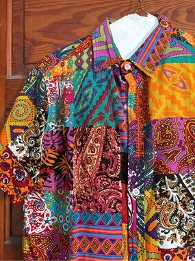 Colorful Men’s Button Up